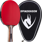 Paleta De Ping Pong Profesional Spindragon Apex Carbon - P [