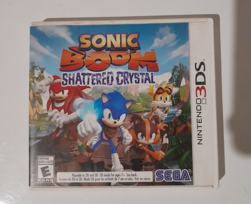 Juego Físico Nintendo 3ds Sonic Boom Shattered Crystal 