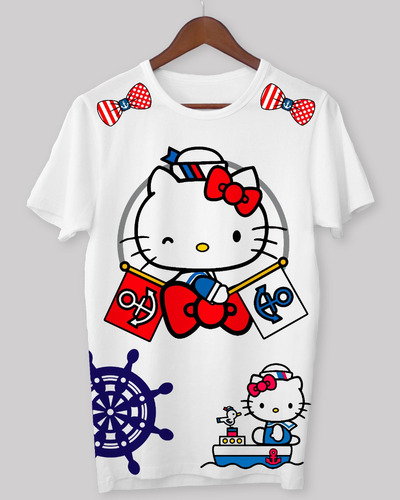 Remera Adulto, Hello Kitty, Sailor Kitty