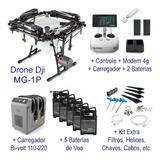 Drone Agrícola Dji Mg-1p 10 Litros + 5 Bat. Carregador + Kit