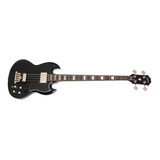 Bajo EpiPhone Sg Eb-3 Ebony Negro 4 Cuerdas Pasivo