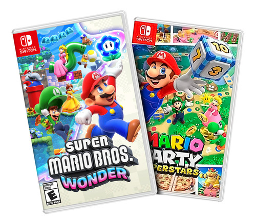 Combo Super Mario Bros Wonder E Mario Party Superstars Switc