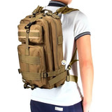 Morral Militar Tactico Camuflado Camping Impermeable 3p