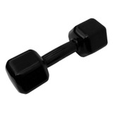 Halter 18 Kg Sextavado Emborrachado - Peso Academia Dumbell