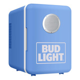 Bud Light Mini Refrigerador Con Altavoz Integrado  4 Litros