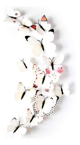 Mariposa 3d Pared Pegatinas Coloridas Diy Arte Decoración Ar