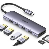 Hub Ugreen Usb C, Adaptador Usb C A Usb 6 En 1, Adaptador 4k