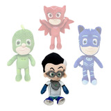 Boneco De Pelúcia Pj Masks 15cm Desenho Infantil Multikids