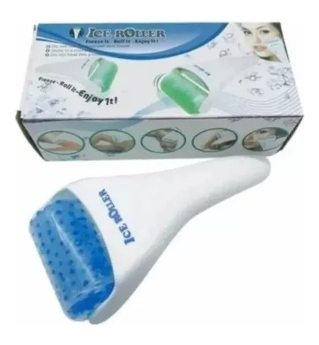 Rodillo Masaje Facial Gel Frío Ice Roller