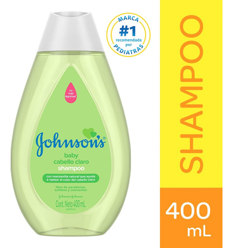 Shampoo Johnsons Baby Cabello Claro X 400ml