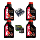 Kit Afinacion Motul 7100 Hf Ngk R6r R1 Gsxr Zx6r Zx10 1000rr