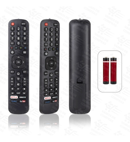 Control Compatible Con Tv Hisense En2b27 Netflix Youtube