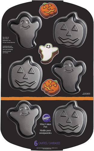 Molde Pastel Calabaza Fantasma Halloween Wilton 2105-8961
