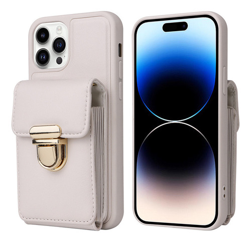 Capa Para iPhone Com Porta-cartões Deslizante