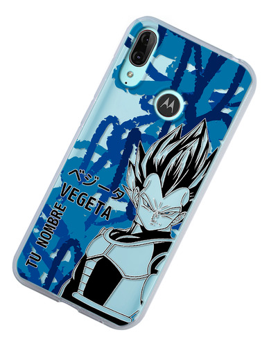 Funda Para Motorola Dragon Ball Z Vegeta Super Saiyan Nombre