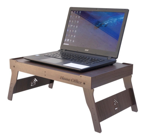 Mesa De Apoio Para Notebook Laptop Modelo Dobrável Em Mdf 