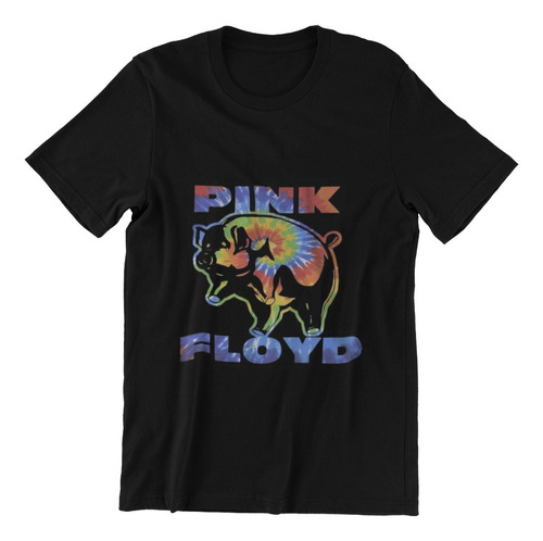 Polera Unisex Pink Floyd Musica Rock Pig Estampado Algodon