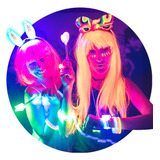 Party 200 Art. Combo Cotillon Luminoso Led Neon Fluo Carioca