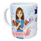 Mug Mejor Medica Nombre Personalizado Taza Pocillo