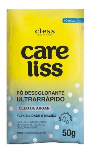 Pó Descolorante Ultrarrápido Care Liss 50g Ou 20g