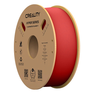 Filamento Creality Hyper Pla De 1,75 Mm De Alta Fluidez Y Al Color Rojo