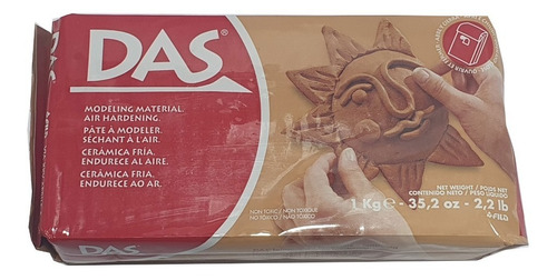 Masa Para Moldear Das 1 Kg Color Terracota