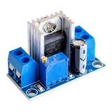 Fuente Regulada Lm317 1a Dc-dc Ajustable Disipador