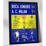 Cuadro Boca Juniors Milan Intercontinental 2003 30x40cm