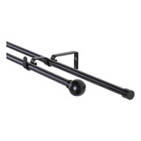 Set Doble Extensible 70-120 Cm Color Negro Terminal Bola