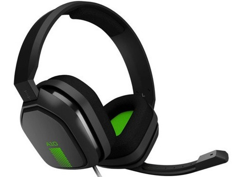 Auriculares Gamer Astro A10 Gray Green Pc Xbox One 3.5mm