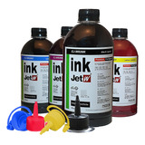 Refil 1250ml 4 Cor Tinta Compatível C/ Impressora Epson L555