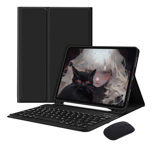 Capa/teclado E Sem Fiomouse Para iPad 7/8/9 10,2 Polegadas