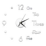 Reloj De Pared 3d Kopee Diy Asequible Con Espejo Acrílico Y 