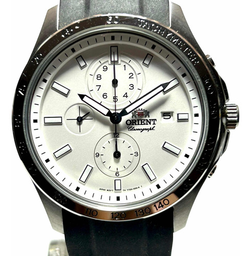 Reloj Orient Hombre Quartz, Cronógrafo Analógico, Caja Acero