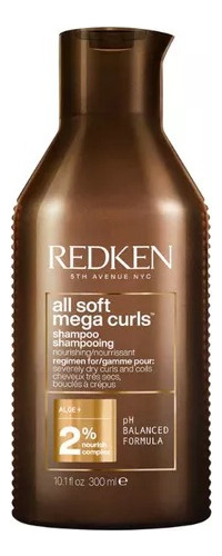  Redken Shampoo All Soft Mega Curls Cabello Con Rizos 300ml