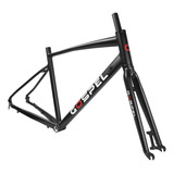 Cuadro Bicicleta R700 Aluminio Negro Talla M Ys-20133 Gospel