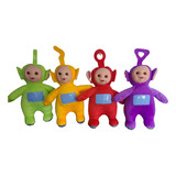 Bonecos Florescente Teletubbies Combo Com 04 Personagem 