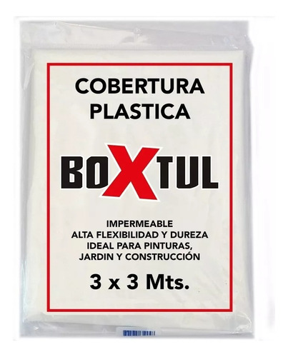 Cobertor Plastico Multiuso 3x3 Transparente Obras Pintor X 3