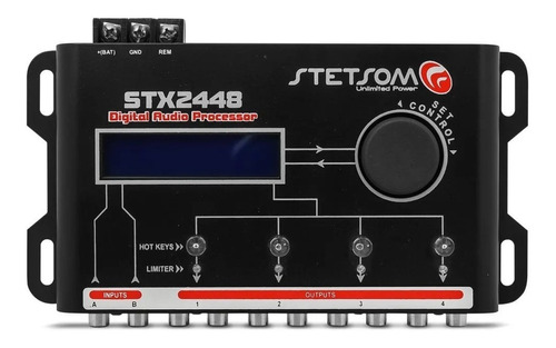 Processador De Audio Digital Equalizado Stetsom Stx2448