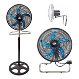 Ventilador 3 En 1 Pie Pared Piso Super Potente 90w Turbo