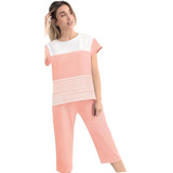 Pijama Mujer Verano 100% Algodón Lencatex 23782