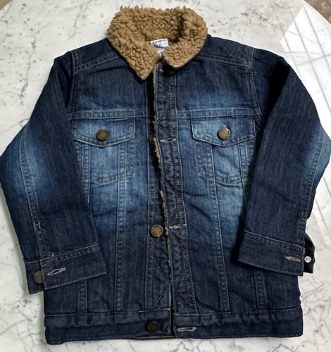 Campera Jean Con Corderito - Cheeky - Talle 2