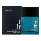 Perfume Lonkoom Deep Blue Spirit Eau De Parfum Masculino - 100ml