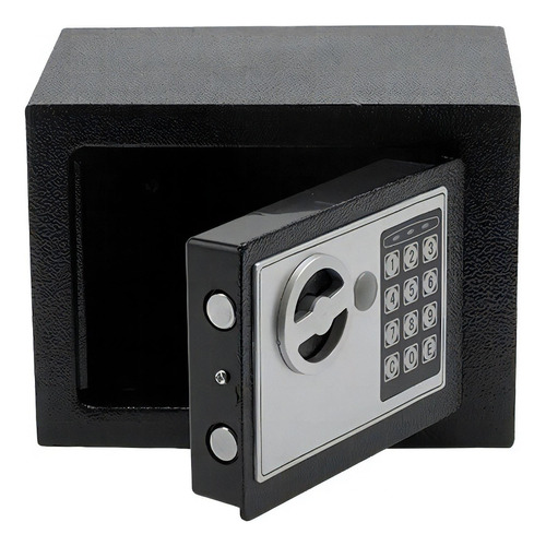 Caja Fuerte Seguridad Digital Electrónica 23x17x17 Negra Pro