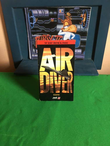 Sega Mega Drive Air Diver Manual De Instrução Japonês Org