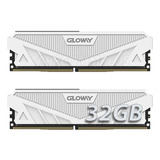 Memória Gloway Ddr4 2x16gb 3200mhz Branco Lacrada