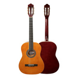 Guitarra Criolla Estudio Avanzado Romulo Garcia Cg39h Funda Color Marrón Claro