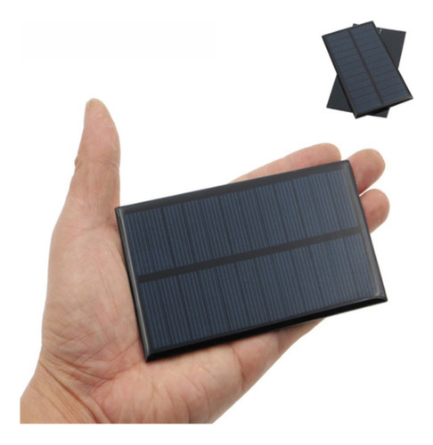 Mini Placa Painel Célula Solar Energia Fotovoltaica 5v 1w 