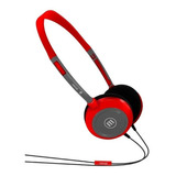 Audifonos Hp-200 Maxell Ultralight Headphones Dynamic Trss Color Rojo