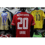 Camiseta Toluca De Mexico 2015 #20 Uribe Talla L